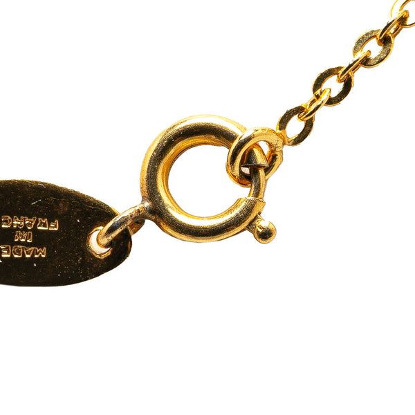 シャネル ココマーク ネックレス ゴールド メッキ レディース CHANEL 【中古】