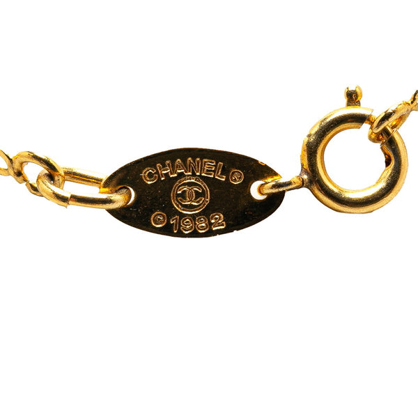 シャネル ココマーク ネックレス ゴールド メッキ レディース CHANEL 【中古】