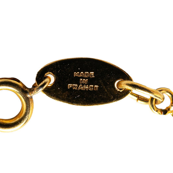 シャネル ココマーク ネックレス ゴールド メッキ レディース CHANEL 【中古】