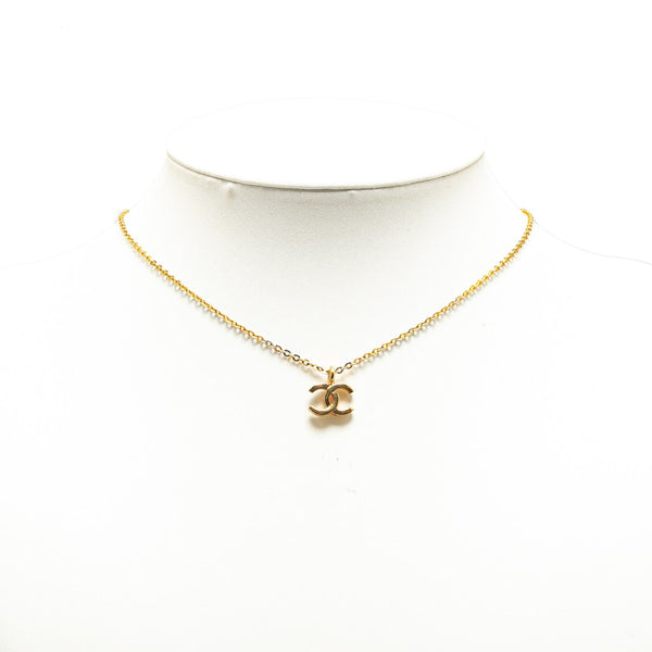 シャネル ココマーク ネックレス ゴールド メッキ レディース CHANEL 【中古】