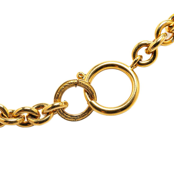 シャネル ヴィンテージ ココマーク ネックレス ゴールド メッキ レディース CHANEL 【中古】