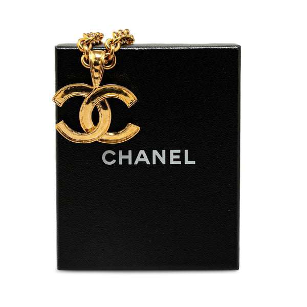 シャネル ヴィンテージ ココマーク ネックレス ゴールド メッキ レディース CHANEL 【中古】