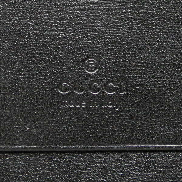 グッチ GGマーモント ダブルG キルティング 二つ折り財布 536453 ブラック レザー レディース GUCCI 【中古】