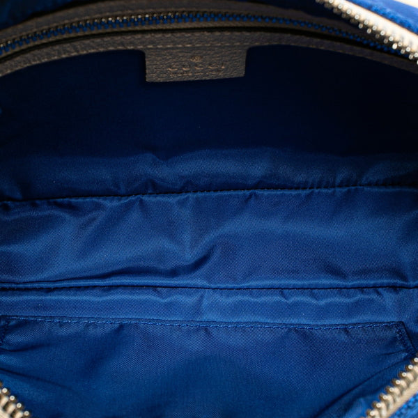 グッチ オフ ザ グリッド ウエストバッグ ボディバッグ ショルダーバッグ 631341 ネイビー ベージュ ナイロン メンズ GUCCI 【中古】