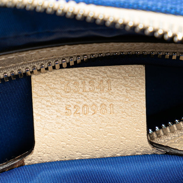 グッチ オフ ザ グリッド ウエストバッグ ボディバッグ ショルダーバッグ 631341 ネイビー ベージュ ナイロン メンズ GUCCI 【中古】