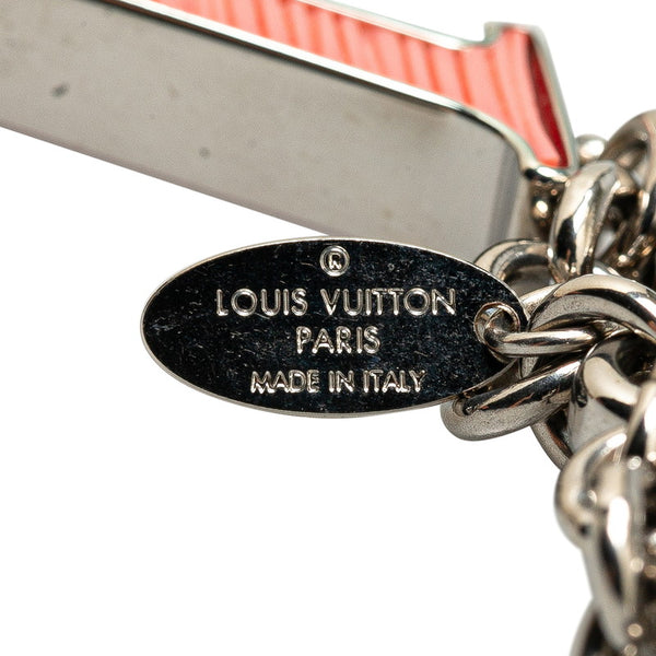 ルイ ヴィトン エピ ビジューサック フルール キーリング M67126  ピンク イエロー ラベンダー シルバー メタル レディース LOUIS VUITTON 【中古】