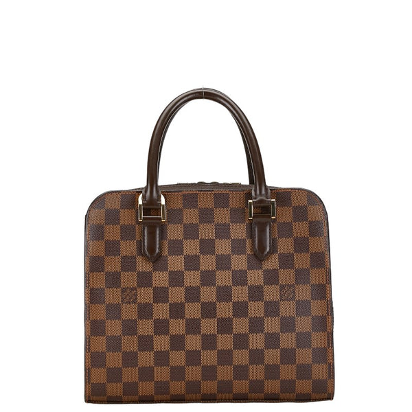 ルイ ヴィトン ダミエ トリアナ ハンドバッグ N51155 ブラウン PVC レザー レディース LOUIS VUITTON 【中古】