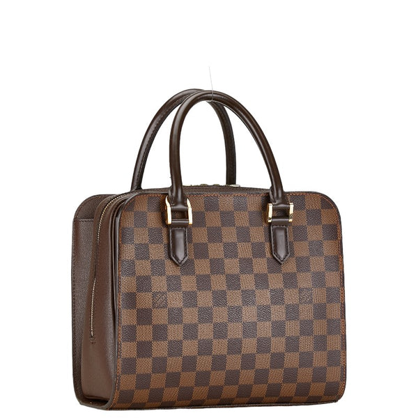 ルイ ヴィトン ダミエ トリアナ ハンドバッグ N51155 ブラウン PVC レザー レディース LOUIS VUITTON 【中古】