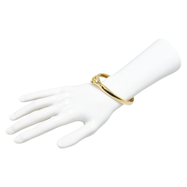 エルメス シュバルホース バングル ゴールド メッキ メンズ HERMES 【中古】