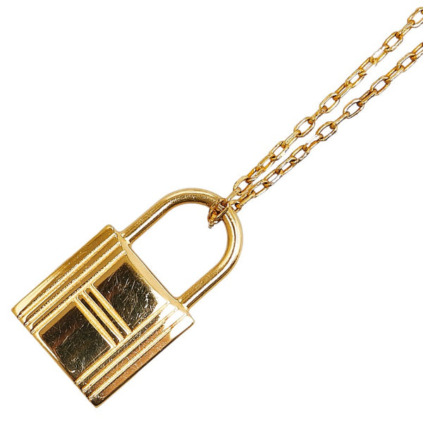 エルメス カデナ ネックレス ゴールド メッキ レディース HERMES 【中古】