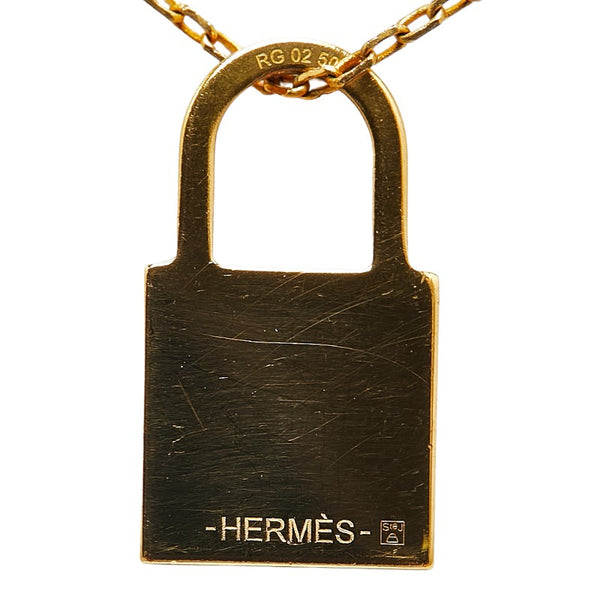 エルメス カデナ ネックレス ゴールド メッキ レディース HERMES 【中古】