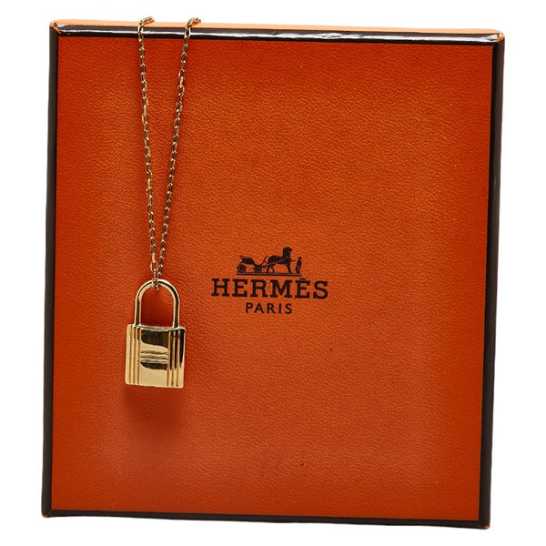 エルメス カデナ ネックレス ゴールド メッキ レディース HERMES 【中古】