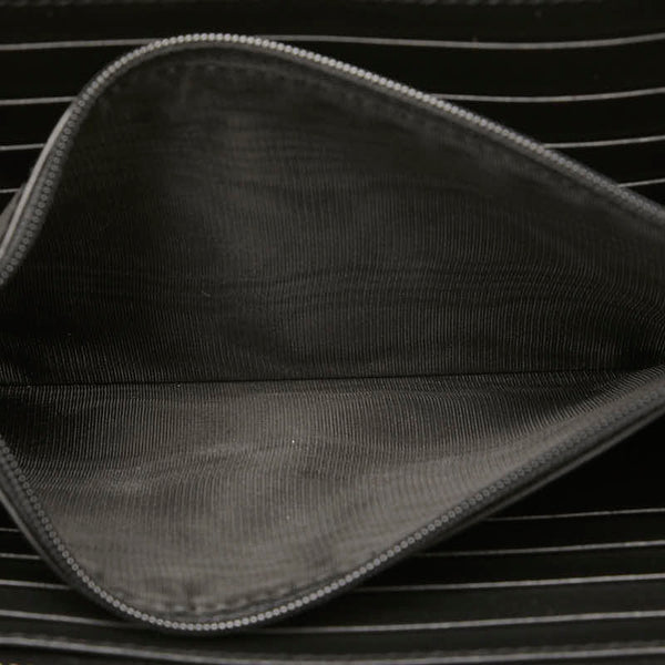 グッチ マイクログッチ 長財布 トラベルケース 449246 ブラック レザー レディース GUCCI 【中古】