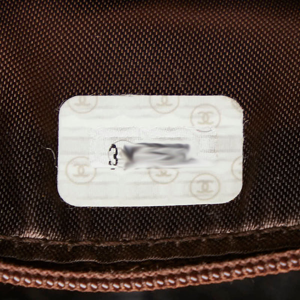 シャネル トリプルココマーク フリンジ ショルダーバッグ キャメル ブラウン ゴールド レザー レディース CHANEL 【中古】