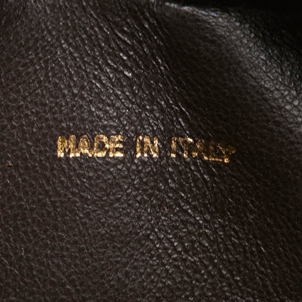 シャネル トリプルココマーク フリンジ ショルダーバッグ キャメル ブラウン ゴールド レザー レディース CHANEL 【中古】