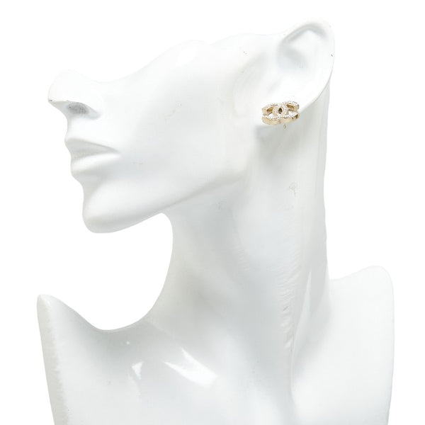 シャネル ココマーク ピアス シルバー メッキ レディース CHANEL 【中古】