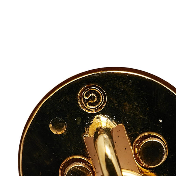 シャネル ココマーク カフス ホワイト ゴールド メッキ レディース CHANEL 【中古】