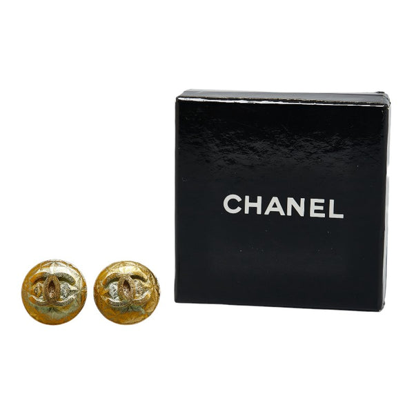 シャネル ココマーク イヤリング ゴールド メッキ レディース CHANEL 【中古】