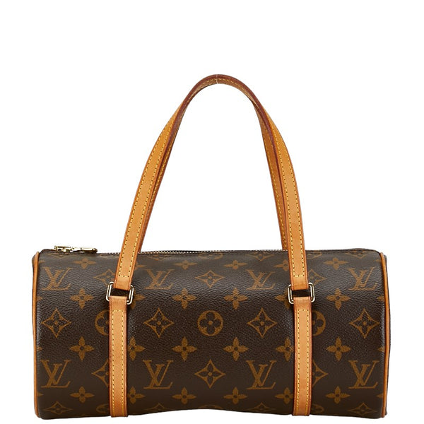 ルイ ヴィトン モノグラム パピヨン26 ハンドバッグ M51386 ブラウン PVC レザー レディース LOUIS VUITTON 【中古】