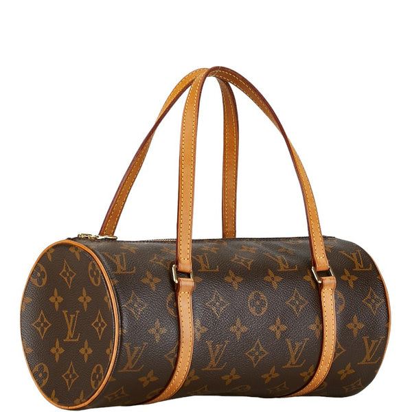 ルイ ヴィトン モノグラム パピヨン26 ハンドバッグ M51386 ブラウン PVC レザー レディース LOUIS VUITTON 【中古】