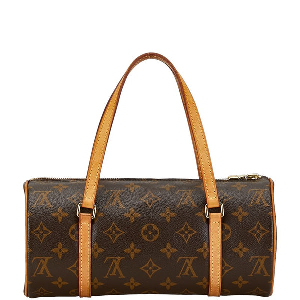 ルイ ヴィトン モノグラム パピヨン26 ハンドバッグ M51386 ブラウン PVC レザー レディース LOUIS VUITTON 【中古】