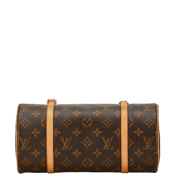 ルイ ヴィトン モノグラム パピヨン26 ハンドバッグ M51386 ブラウン PVC レザー レディース LOUIS VUITTON 【中古】