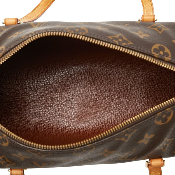 ルイ ヴィトン モノグラム パピヨン26 ハンドバッグ M51386 ブラウン PVC レザー レディース LOUIS VUITTON 【中古】