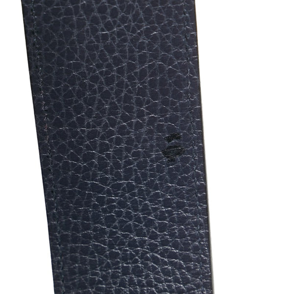 グッチ インターロッキングG ベルト サイズ：105/42 449715 ブラック シルバー レザー メンズ GUCCI 【中古】