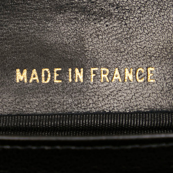 シャネル ココマーク がま口 長財布 ブラック キャビアスキン レディース CHANEL 【中古】