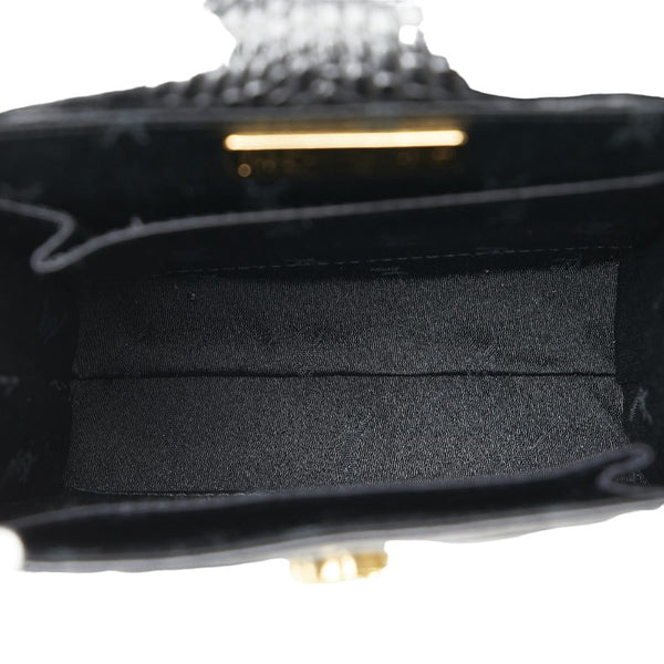 サンローラン ヴィンテージ YSLロゴ金具 ロコ型押し ハンドバッグ ショルダーバッグ 2WAY ブラック レザー レディース SAINT LAURENT 【中古】