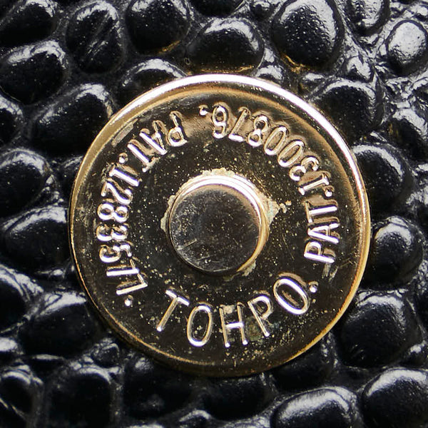 サンローラン ヴィンテージ YSLロゴ金具 ロコ型押し ハンドバッグ ショルダーバッグ 2WAY ブラック レザー レディース SAINT LAURENT 【中古】