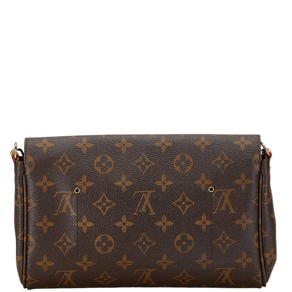 ルイ ヴィトン モノグラム フェイボリットMM ハンドバッグ ショルダーバッグ 2WAY M40718 ブラウン PVC レザー レディース LOUIS VUITTON 【中古】