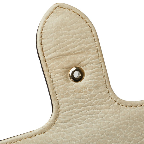 グッチ インターロッキングG チェーン ショルダーバッグ 607720 ブラック レザー レディース GUCCI 【中古】