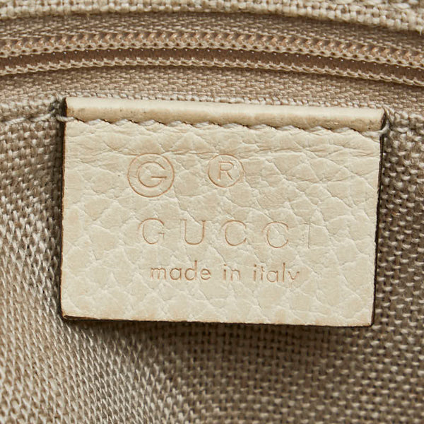 グッチ インターロッキングG チェーン ショルダーバッグ 607720 ブラック レザー レディース GUCCI 【中古】