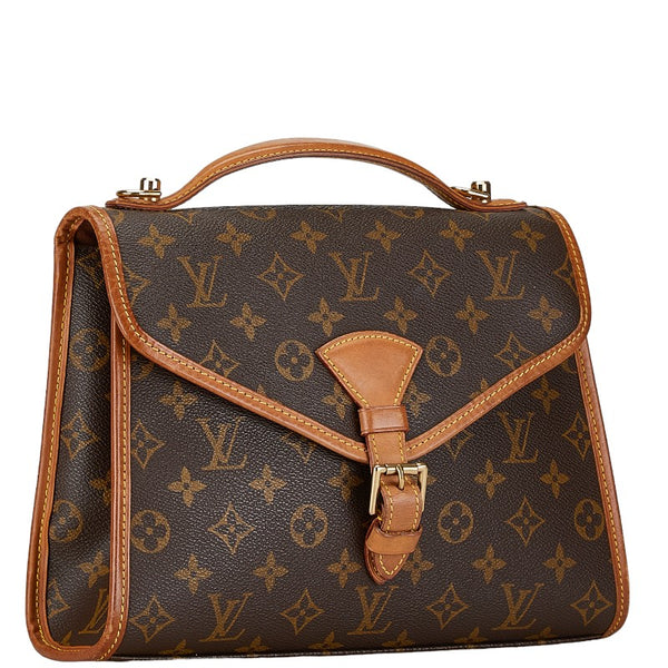 ルイ ヴィトン モノグラム ベルエア ハンドバッグ ショルダーバッグ 2WAY M51122 ブラウン PVC レザー レディース LOUIS VUITTON 【中古】