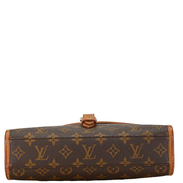 ルイ ヴィトン モノグラム ベルエア ハンドバッグ ショルダーバッグ 2WAY M51122 ブラウン PVC レザー レディース LOUIS VUITTON 【中古】