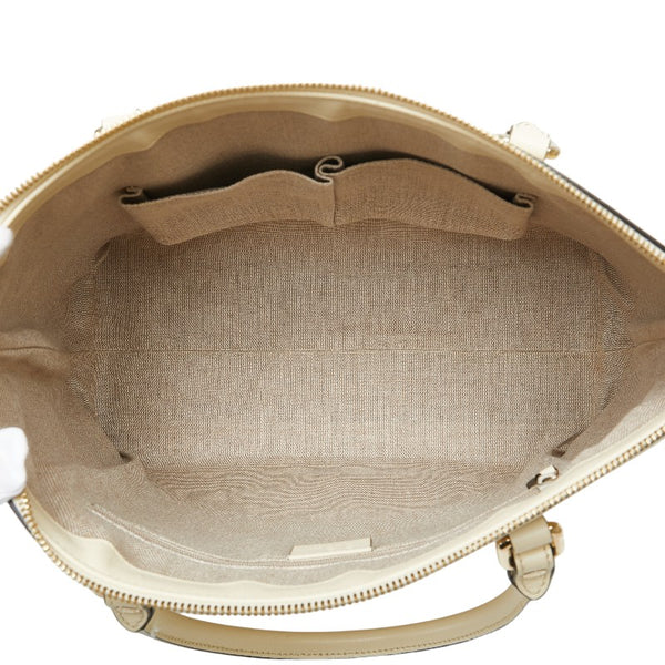 グッチ マイクログッチシマ ハンドバッグ ショルダーバッグ 2WAY 449656 ホワイト レザー レディース GUCCI 【中古】