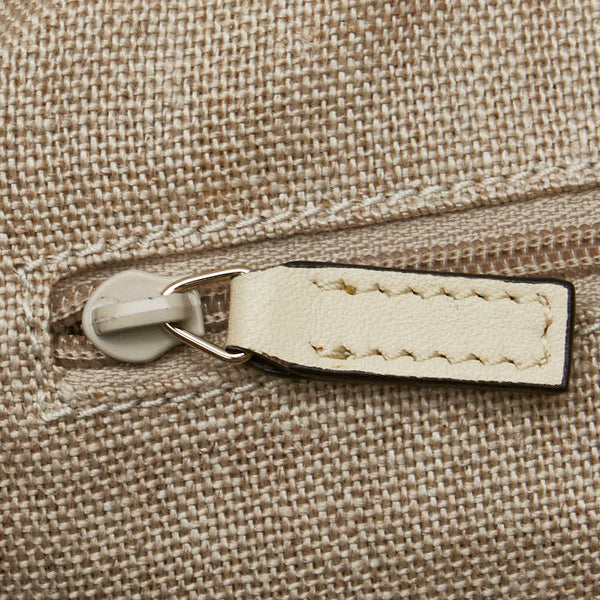 グッチ マイクログッチシマ ハンドバッグ ショルダーバッグ 2WAY 449656 ホワイト レザー レディース GUCCI 【中古】