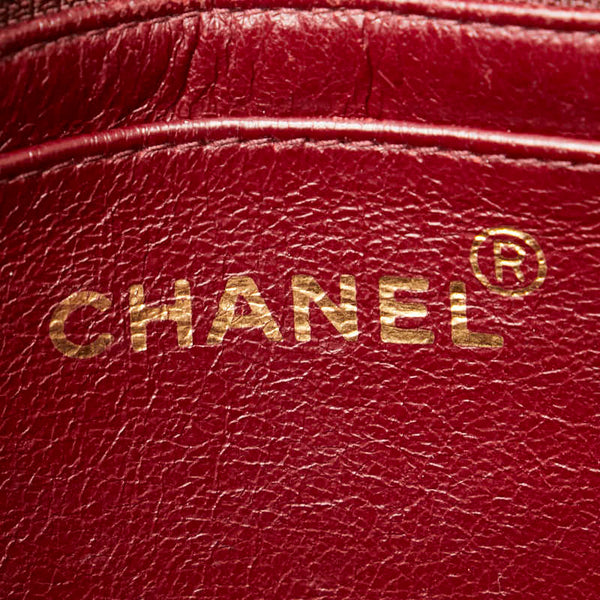 シャネル マトラッセ ココマーク ワンショルダーバッグ ハンドバッグ ブラック ラムスキン レディース CHANEL 【中古】