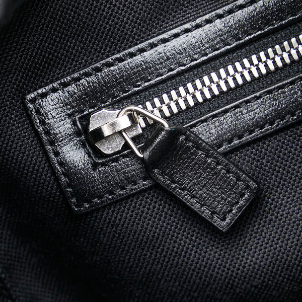 グッチ GGスプリーム インターロッキングG ミディアム リュック バックパック 696013 ブラック PVC レザー レディース GUCCI 【中古】