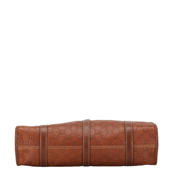 グッチ グッチシマ ワンショルダーバッグ 203494 ブラウン レザー レディース GUCCI 【中古】