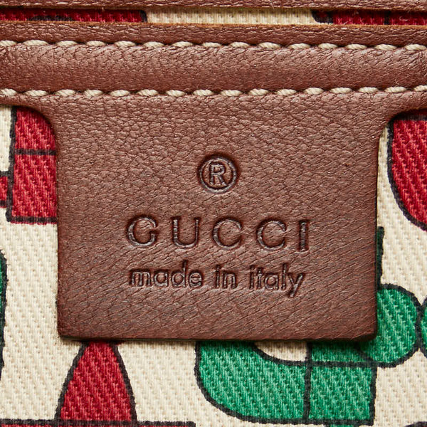 グッチ グッチシマ ワンショルダーバッグ 203494 ブラウン レザー レディース GUCCI 【中古】