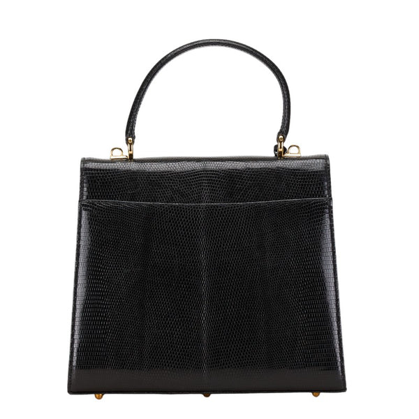 グッチ レディロック ハンドバッグ ショルダーバッグ 2WAY 000 2026 0258 ブラック レザー レディース GUCCI 【中古】