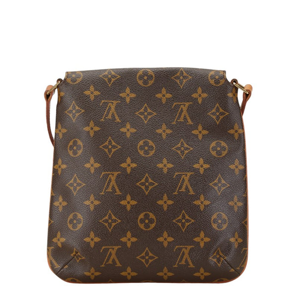 ルイ ヴィトン モノグラム ミュゼットサルサ ショート ショルダーバッグ M51258 ブラウン PVC レザー レディース LOUIS VUITTON 【中古】