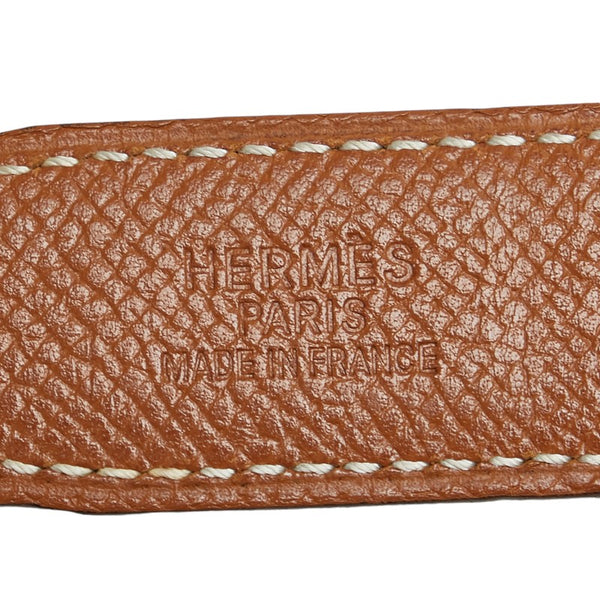 エルメス コンスタンス Hバックル ベルト サイズ:70 ブラック ブラウン レザー レディース HERMES 【中古】