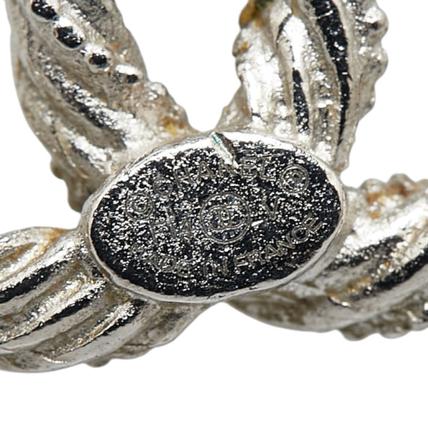 シャネル ココマーク ラインストーン ピアス シルバー メタル レディース CHANEL 【中古】