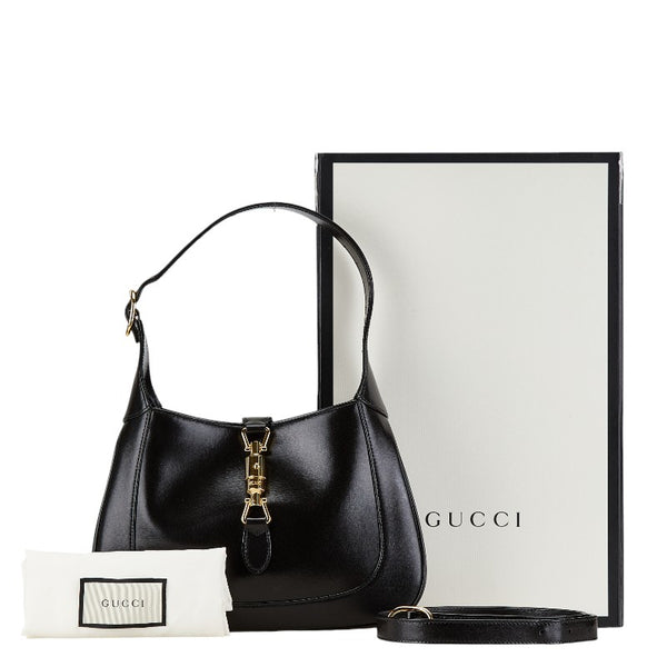 グッチ ショルダーバッグ 636709 ブラック レザー レディース GUCCI 【中古】