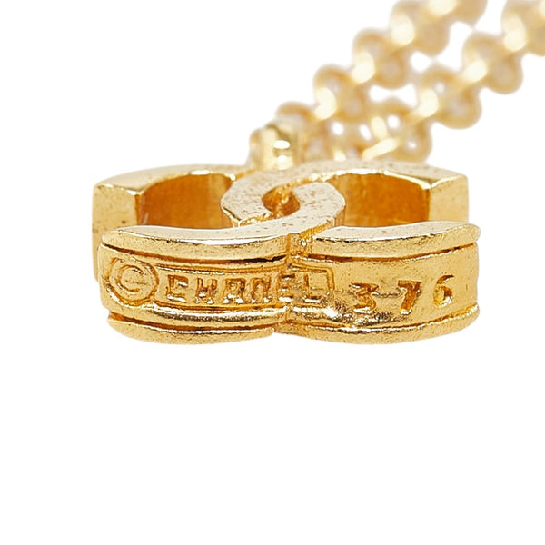 シャネル ココマーク ネックレス ゴールド メッキ レディース CHANEL 【中古】