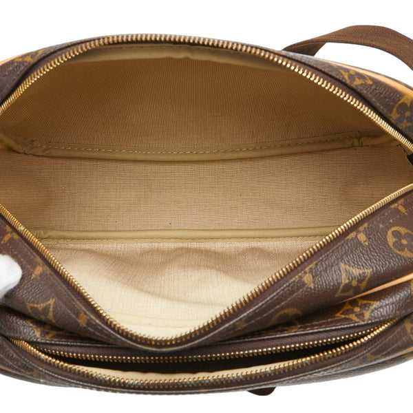 ルイ ヴィトン モノグラム  リポーターPM 斜め掛け ショルダーバッグ  M45254 ブラウン PVC レザー レディース LOUIS VUITTON 【中古】