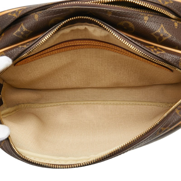 ルイ ヴィトン モノグラム  リポーターPM 斜め掛け ショルダーバッグ  M45254 ブラウン PVC レザー レディース LOUIS VUITTON 【中古】